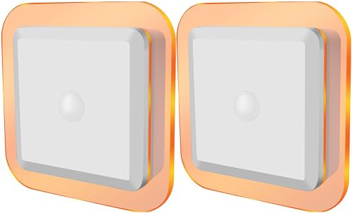Northpoint 2er-Set LED Nachtlicht mit Bewegungssensor, USB-Anschluss, drei Betriebsarten 1600K, quadratisch