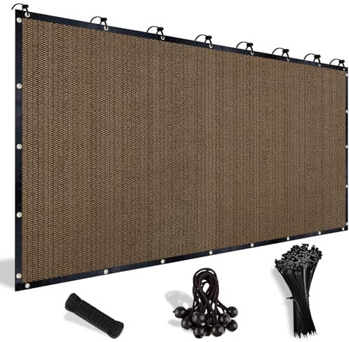 Shade&Beyond Dimensione su misura 90% panno parasole con occhielli, 06 'X 08' copertura dell'ombra della pergola baldacchino, schermi solari della tela cerata della maglia per patio, all'aperto,