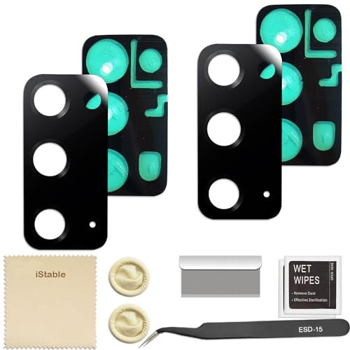 iStable Kit di Riparazione Completo per Lenti Fotocamera Posteriore Compatibili con Samsung Galaxy S20 Fe - Confezione da 2 Vetri Strumenti per la Sostituzione