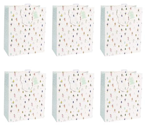 Clairefontaine X-29535-2Cpack 6 Geschenktasche Excellia 26,5x14x33cm Schnee