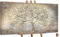 YS-Art XXL Abstrakt Acryl Gemälde auf Leinwand Goldbaum handgemalt Wandbilder Wohnzimmer Kinderzimmer Büro moderne Design Bilder Fengshu echte Kunst 100x50 cm