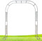 Gartenbogen (Edelstahl) Für Kletterpflanzen - Robuste Pergola Spalier - 240cm Großer Rosenbogen Für Zeremonie(Size:200x240x40CM)