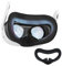 Cache-visage en silicone pour Meta Quest 3S, coussin facial en silicone, compatible avec les accessoires Quest3S, casque Quest 3S, accessoire de réalité virtuelle, étanche à la transpiration et