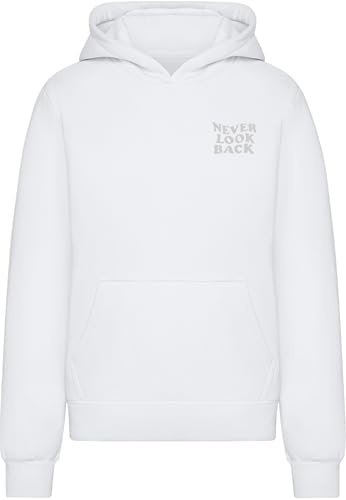 Miss Tee Never Look Back Ladies Fluffy Hoody