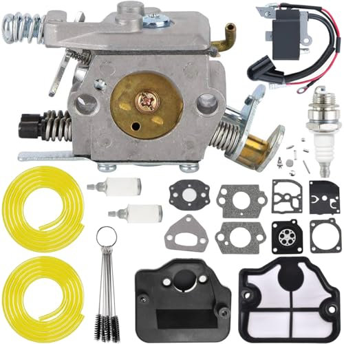 ZAMDOE 530071987 Carburetor for Husqvarna 36 41 136 137 137E 141 141LE 142 142E Chainsaw for Poulan Pro 295 PP4620AVX for WT-239 W-29 WT-834 WT-289 WT-285 Carb Replace 545013503 545057701 C1Q-W29E