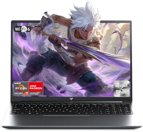 AOC AI Gaming PC Portatile, 16.1 Inch Laptop with Core Ultra 5 125U, 16 GB DDR5 1TB SSD,with Illuminated Keyboard, UHD Laptop - (AI: Copilot) Supports WiFi 6, Type_C, BT5.2