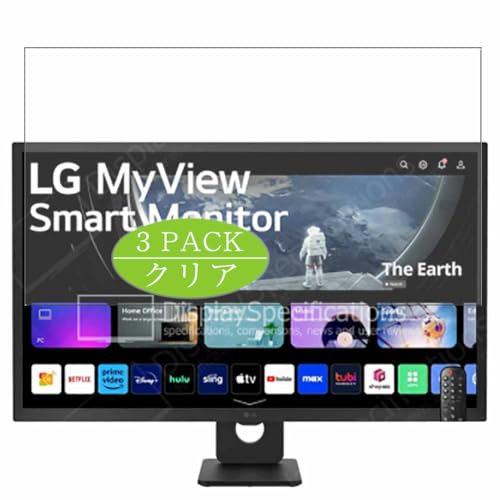 3 Pezzi Pellicola Protettiva, compatibile con LG 32SR54FT 31.5 Monitor Screen Protector Protezioni Schermo (Non Vetro Temperato)