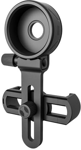 Lilinzhi Telescopes Phone Adapter, Cell Phone Mount Compatible Binoculars, Spotting Scopes, Telescopes, Smartphone Holder Clip Bracket