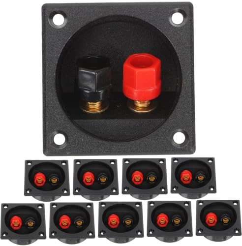 LIGIGWASH 10pcs Speaker Box Connectors Terminal Audio Junction Box for Car Speaker Cable Connector