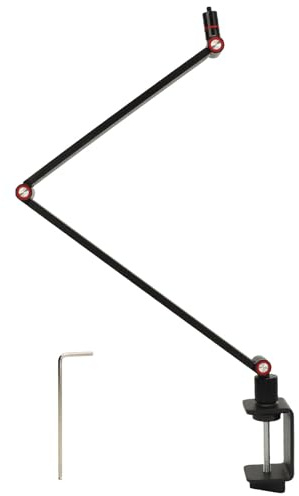 lyrlody Desktop Projector Stand, Swing Arm Design U-shaped Groove Projector Stand for Office