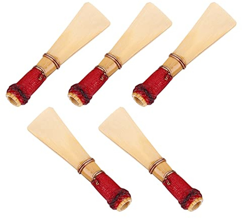 Yctze Fagottrohr, Mittel, 5 Stück, Gute Qualität, Fagottrohr, mittelgroß, Instrumentenzubehör, Mittelweich, für Musikinstrumente/Instrumentenzubehör/Blas- und Holzblasinstrumente