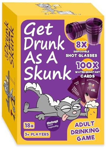 The Ultimate Shots Drinking Game, Drinking Glasses included, Great Adult Game for Parties, Hen Party Games, Hen Party Accessories, Stag Do Party Game, Fun Adult Games