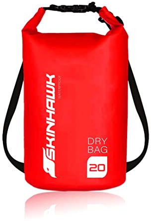 Skinhawk Dry Bag 20l wasserdichte Tasche/Waterproof/Trockensack/Trockenbeutel/Trockentasche/Rucksack