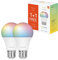 Hombli 2er Pack Smarte LED Glühbirne | 9W E27 Dimmbares Warmweißes bis Kaltweiß Licht | 800 Lumen | 16 Millionen Farben | Einfache Installation | Sprachsteuerung | Kompatibel mit Google, Alexa & Siri