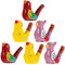 TOYANDONA 6Pcs Vogel Wasser Pfeifen Keramik Vogel Pfeifen Bathtime Musical Spielzeug Pfeife Noise Makers Kinder Party Favors Zufällig Stil