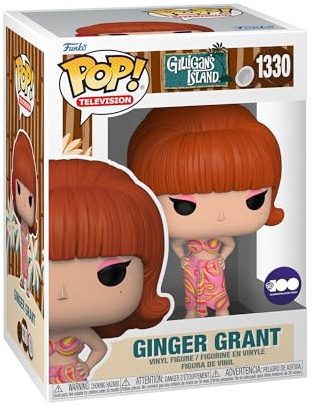 Funko POP! TV: Gilligan's Island - Ginger | Offizielles Comedy Merch - Vinyl Sammelfigur als Regal Deko - Geschenkidee zum Geburtstag für Fans und Sammler