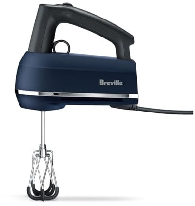 Breville Handy Mix Scraper Hand Mixer Damson Blue