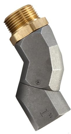 2,5 cm NPT Kraftstoffschlauch-Schwenkverbinder 360 Grad drehbarer Stecker für Kraftstoffdüse Multi Plane (1 Stück)