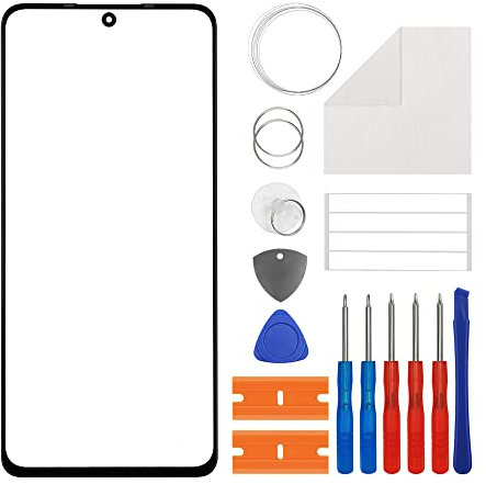 Duotipa Nuevo Pantalla de cristal frontal Reparación de vidrio Compatible con Redmi Note 11 Pro 5G 21091116I, 2201116SG con herramientas (no pantalla LCD).