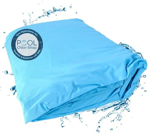 Duraol Poolfolie 3,60m x 0,9m I 0,40mm Folienstärke I Reißfeste Pool Innenfolie rund in Standard Blau I Hochelastische & UV-stabilisierte Poolunterlage I Kältebeständige Rundpool Ersatzfolie
