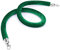 IBOWZ Absperrsystem, Absperrkordel Velvet Hanging Ropes – Crowd Control Pfostenseile, Doorway Post Queue Line Barrier Rope, for VIP Entry Bank Hotel Exhibition (Color : Green, Size : 0.9m/36inch/3ft)