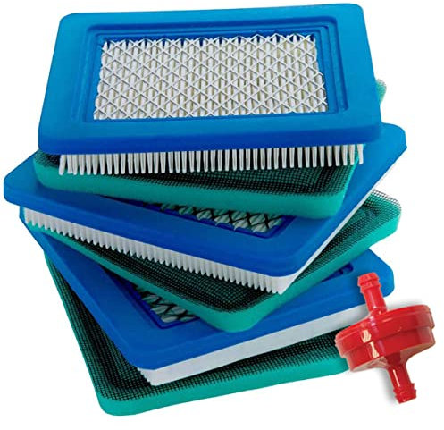 ZAMDOE 3 Stück 491588S Luftfilter Vorfilter für Briggs & Stratton 491588 491588B 399959 5043K 20332 33644 30-710 491435S Rasenmäher Luftfilter + Kraftstofffilter