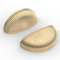Amerdeco 6 Pack Brushed Gold Cabinet Cup Pulls 76mm Hole Centers Cabinet Handles Hardware Shell Bin Cup Drawer Pulls Handles AL3033AE