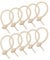 sourcing map 15Stk Allzweck Silikonbänder 8.5 Wiederverwendbar Brotbänder Kabelverbinder Brotbinder Haushalt Drehband Wiederverwendbare Drehbände (Beige)