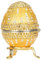 Trinket Box, Jewelry Organizer Egg Shaped for Ring for Necklace for Earrings