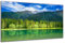 DARO Design - Wand-Bild auf 6mm HDF 40x30 cm Bäume Berge See - Wand-Deko Bilder Geschenk