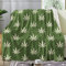 ZDABAOEC Kuscheldecke Flauschig Salbeigrün Cannabis Marihuana Decke, Fleecedecke 220x240, Sofadecke & Couchdecke, Weiche Kuschelige Wohndecke Blanket, XXL Groß Decken für Sofa Couch