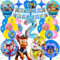für 2 Jahre – 31 Stück 3D Cartoon Folienballons, Latexballons, Banner, Umweltfreundlich, lichtecht, Partyzubehör für Kindergeburtstag, Einfach Aufzublasen