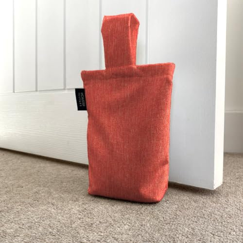 McAlister Textiles Lazio Unfilled Fabric Door Stop Bag 21cm x17cm in Red
