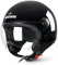Open Face Motorcycle Helmet for Adults, Transparent Visor, Motorcycle Helmet for Men and Women for Cruiser Bobber and Chopper Moped, ECE2206 Approved, Retro 3/4 Helmet (229-A-M)