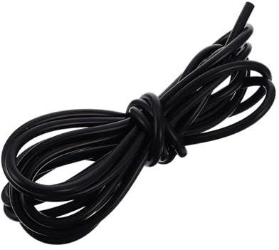 OSALADI Durite En Silicone Tuyau Conduit Flexible Compresseur D'air Haute Pression Tube Pneumatique Tube Rigide à L'air Tube De Compresseur D'air Tubes Black Caoutchouc En Silicone