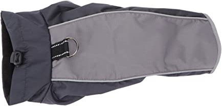 BESPORTBLE Wasserdichter Hundemantel XXL Winterjacke Mit Fleecewarmfutter Reflektierend Verstellbarer Outdoor Mantel Für Große Hunde Schwarz