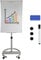 Magnetisches Flipchart Whiteboard - höhenverstellbar - 2in1 Whiteboard & Präsentationstafel
