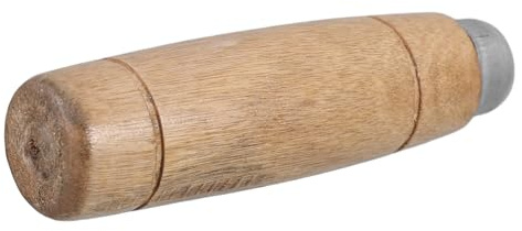 SUPVOX Solid Wood Knife Handle Replacement with Collars Wooden Handle Knife Grip for Kitchen Cutter Repair Ergonomic Replacement for Cleaver and Fruit 3.94 X 0.98 X 0.98 in