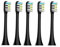Kompatibel Mit Xiaomi SOOCAS, Bürstenkopf For X3 X5 X3U X1 V1 V2, Ersatzkopf, Borsten, Elektrische Düsen Mit Anti-Staubkappe, Sauber(5pcs black)