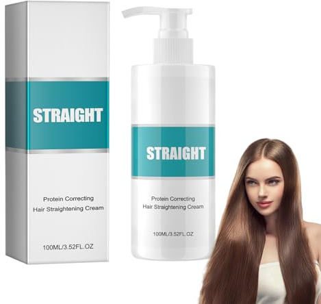 Crème lissante pour cheveux,Hair Straightening Cream