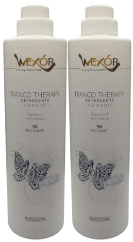 2X Bianco Therapy, Detergente Enzimatico, Rigenera il Vero Bianco, Profumo Delicato, 750ml