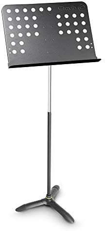 Gravity Orchester-Notenpult mit gelochter Ablage NS ORC 2 schwarz, GNSORC2, oneSize