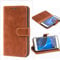 Mulbess Handyhülle für Samsung Galaxy J5 2016 Hülle, Leder Flip Case Schutzhülle für Samsung Galaxy J5 2016 Duos Tasche, Cognac Braun