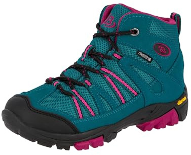Brütting Unisex Kinder Ohio High Trekking- & Wanderhalbschuhe, Türkis Pink, 41 EU