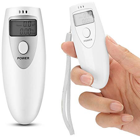 Sonew Promillemessgerät, Tragbare Birne Digital Alkoholtester Tragbare Digital Alkoholtester EK Meter Analyzer
