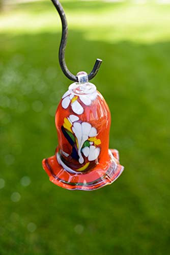 Gardecor Rosenkugel auf Stab – Handgemachte Garten Dekoration für Ihren Garten, hohe Qualität. Alle unsere Deko Garten Kugeln sind Winterfest und aus höchster Qualität (Rot)