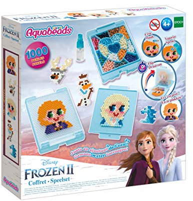 Aquabeads 31592, Eiskönigin, 2 kreative Hobbys, Lizenz, mehrfarbig