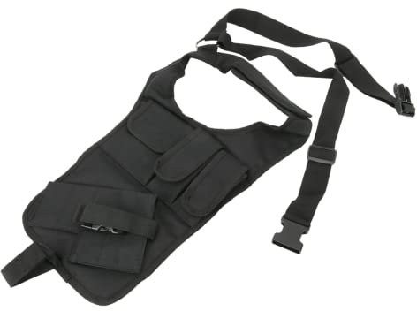 Alomejor Unterarm Pack 600D wasserdichte Nylon Schulter Sling Aufbewahrungstasche für Phone Sling Rucksack Brusttasche