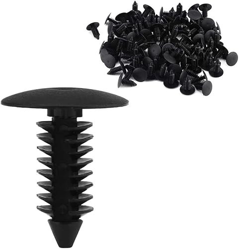 Clip de garniture de porte 100Pcs A16 Pare-chocs de voiture universel Rivets de pare-chocs en nylon