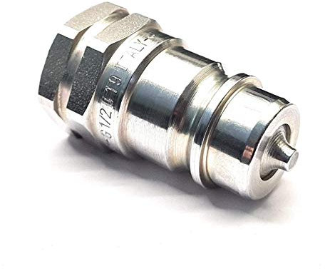 Raccord hydraulique à libération rapide ISO A mâle 1/2 BSP pour tracteur/chargeur